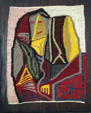 woven cloth Mexican Tapestry created by Arthur Secunda