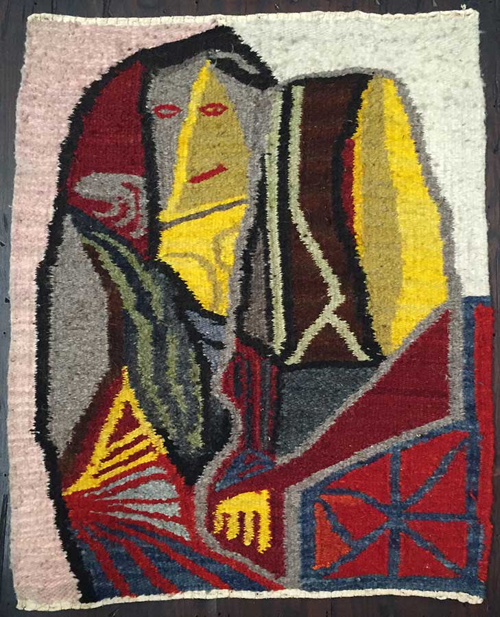 woven cloth Mexican Tapestry created by Arthur Secunda