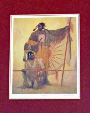Mandan Gold by Kenneth Riley a Native American limited edition print