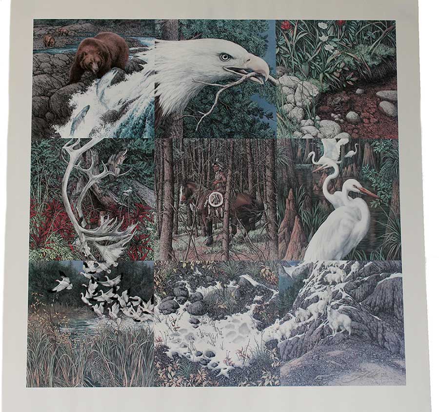 Bev Doolittle limited edition lithograph titled Sacred Circle