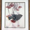 Thomas D. Mangelsen Bohemian Waxwing Bird on a Branch framed limited edition art print