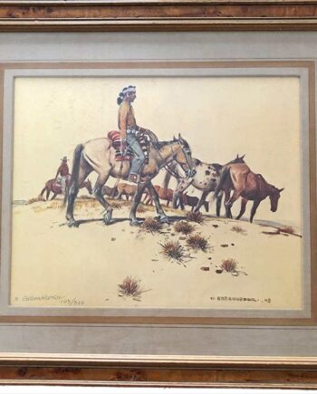 Horses horses Always Horses by Nick Eggenhofer famous western artist and illustrator