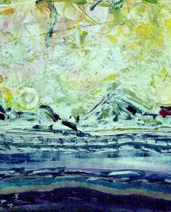 Bay of Naples a silkscreen by Arthur Secunda