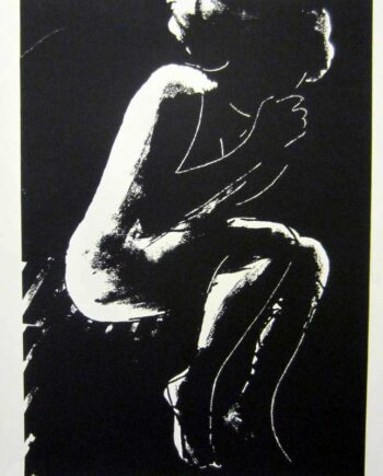 Night Shadows a lithograph by international artist Arthur Secunda