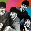 The Beatles by artist Steve Kaufman
