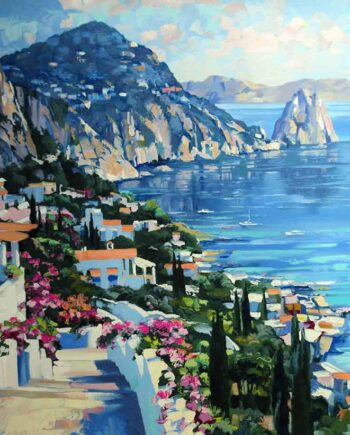 Howard Behrens Isle of Capri a serigraph art print