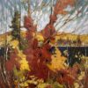 Autumn Foliage a lithographic print by Tom Thomson
