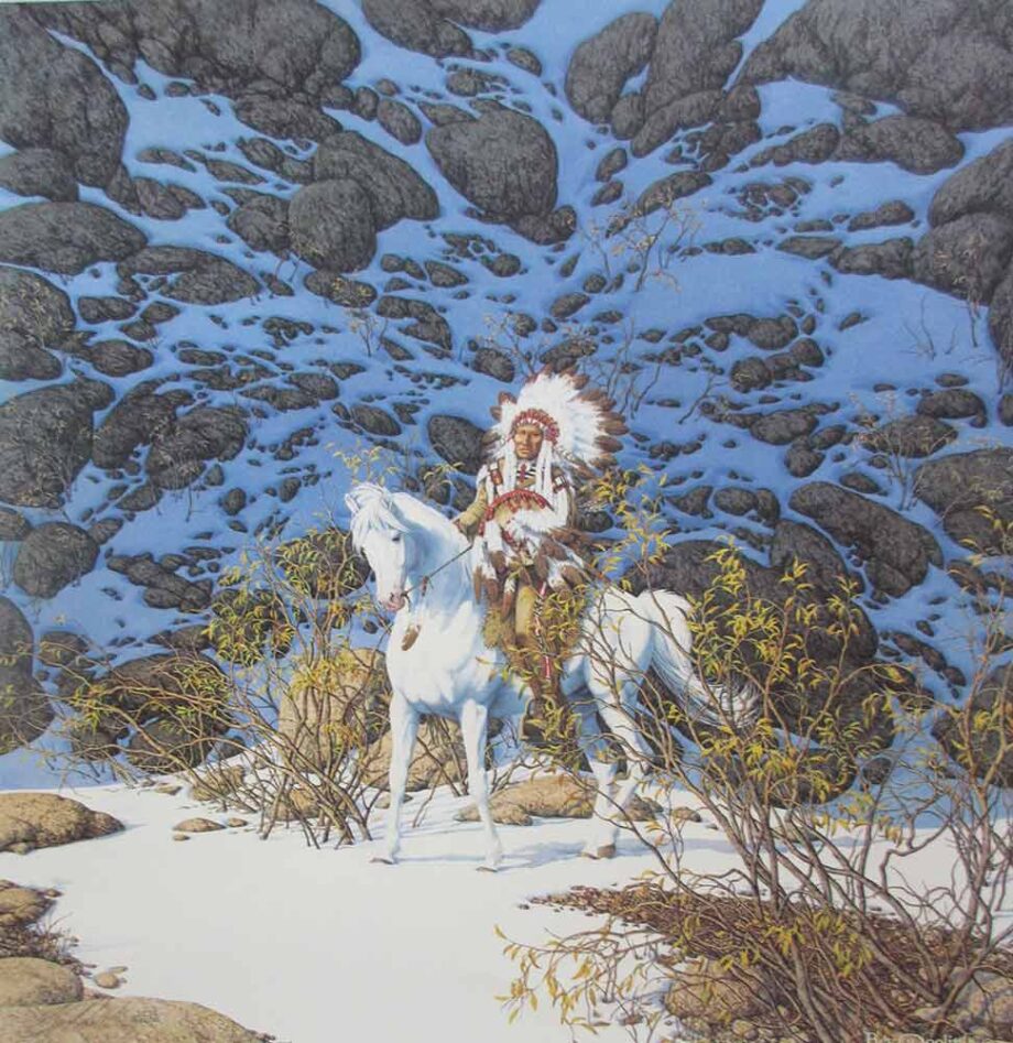 Eagle Heart - A Lithographic print 7571/48000 (Signed & Numbered) by artist Bev Doolittle