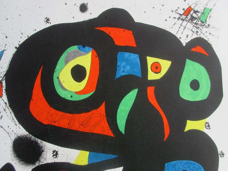 Colpir Sense a Lithographic Print by Joan Miro