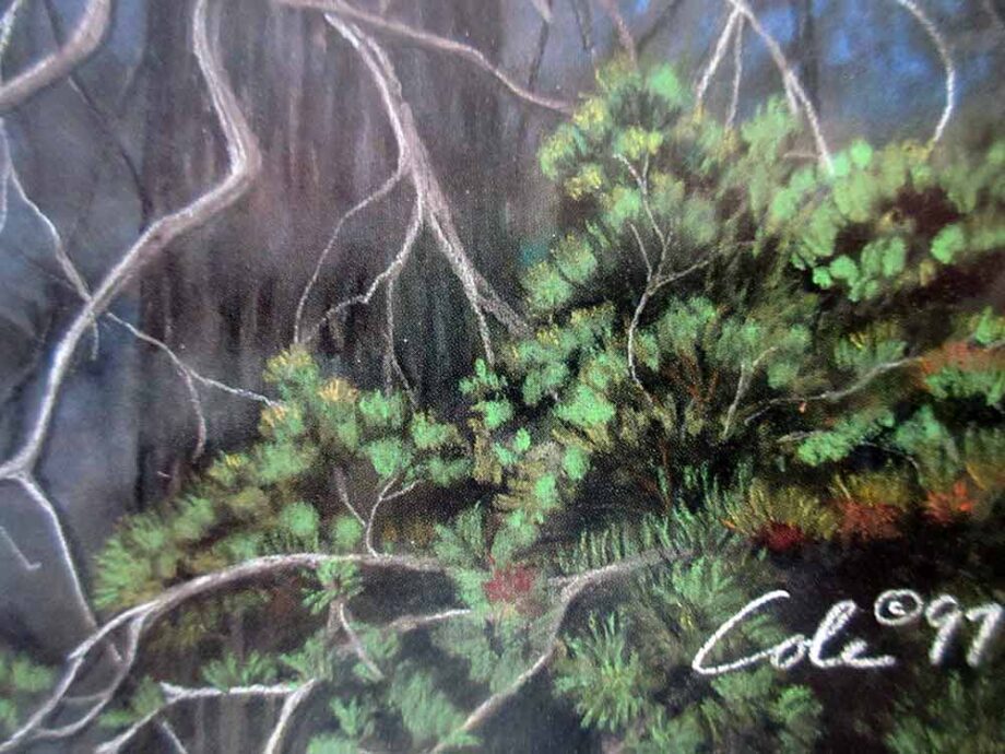 Wolf Creek a Limited Edition Lithographic Print bynoted artist Julie Kramer Cole