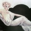 Sofa a Limited Edition 25/175 Art Deco Archival Lithographic Print by Louis Icart