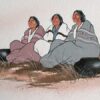 Native American a limited edition lithograph print on archival paper by John A. White