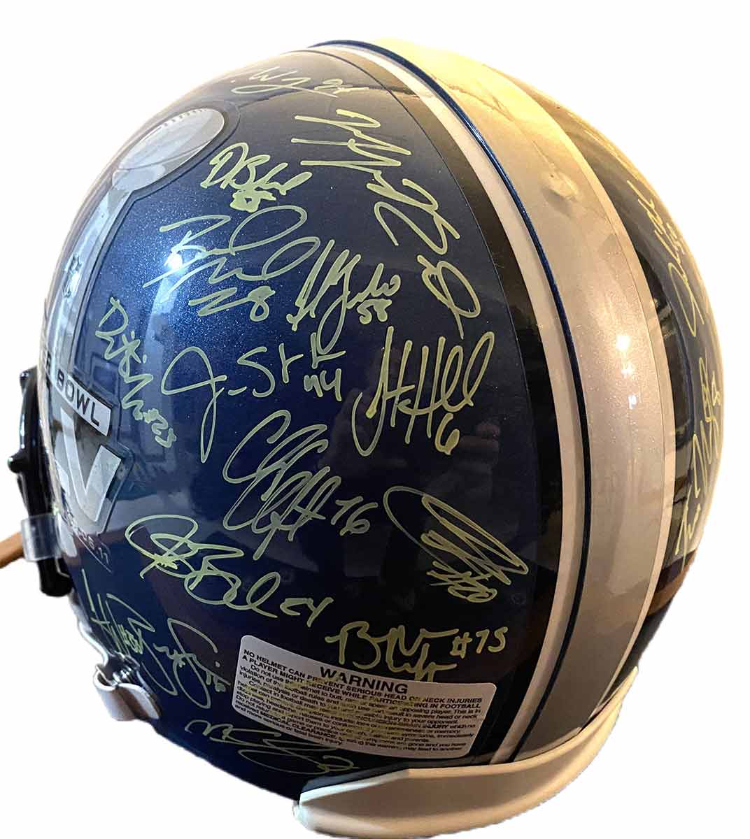 Dallas Cowboy Super Bowl Champs Multi-Signed Memorabilia – Gold