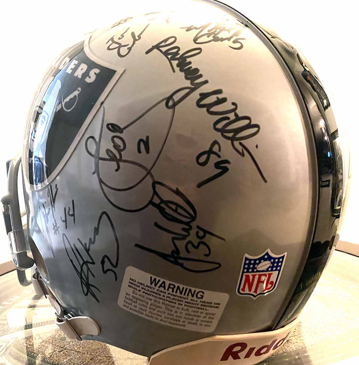 Autographed with Proof - Tim Brown Autographed Oakland Raiders