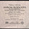 Aaron Rodgers Autographed Super Bowl XLV full size football