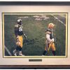 The Minister and the Kid by Ball Four. Personally signed by both, Brett Favre and Reggie White, these teammates played major roles in the Green Bay Packer's success in the 1990's.