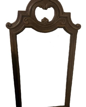 A Nice Thick Wooden Mirror by Carolina Mirror Corporation dated 1969