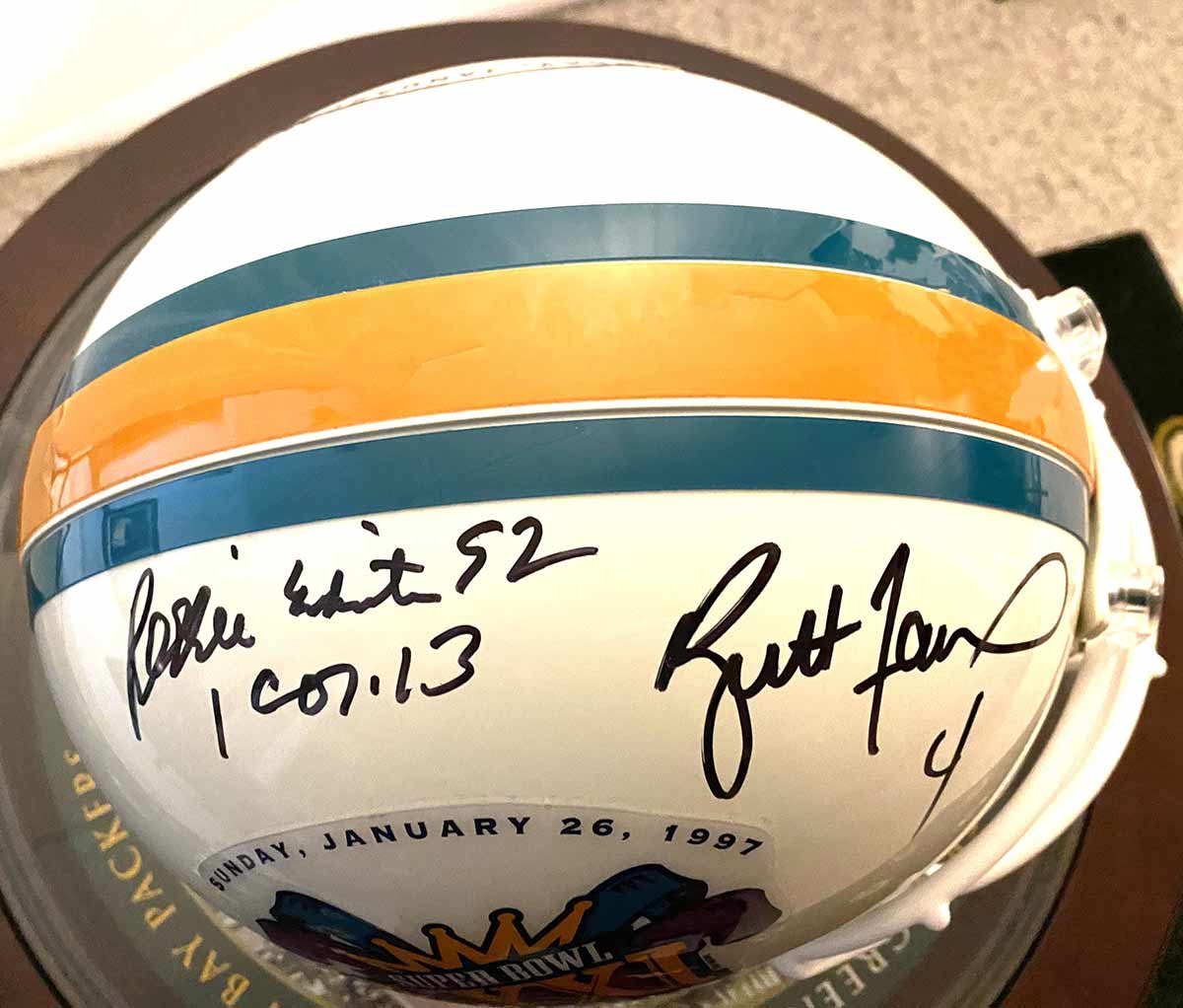 Shop Green Bay Packers 1996 Team Signed Authentic NFL Helmet