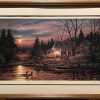 Quiet of the Evening by Hadley House Artist Terry Redlin The artist includes the description "Sharing the Lake with their Neighbors" to describe this Limited-Edition, sold-out print, signed by the Artist. Published in 1988 and includes Certificate of Authenticity. Available now from Art Agents International where creative collectibles are bought, sold, resold, brokered, and listed in a secure and private manner globally