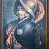 Oil Painting on Board by noted artist Barbara Weber titled Conquistador - Available now from Art Agents International where fine art paintings and prints are bought, sold, resold, brokered, and listed in a secure and private manner globally